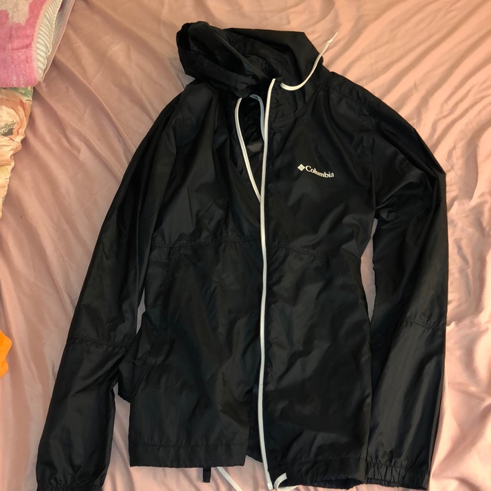 Columbia Black Windbreaker
